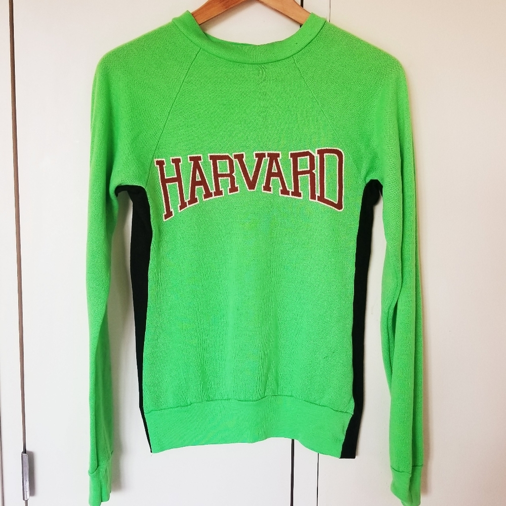 Vintage Neon Harvard Sweatshirt